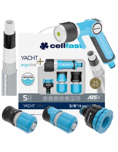 Mini Zestaw zraszający Wąż 3/8" 15m + końcówki Cellfast 5901828859397 2