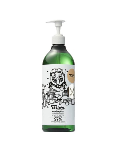 Cytrusowy płyn do mycia naczyń mięta i mandarynka YOPE 750 ml 5906874565285 4