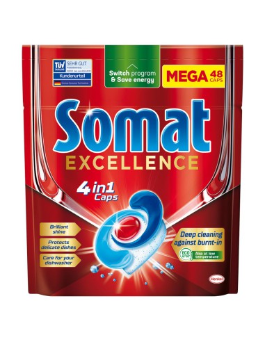 Skuteczne kapsułki do zmywarki Somat Excellence 48 szt. 9000101576191