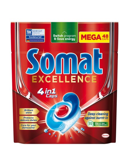 Skuteczne kapsułki do zmywarki Somat Excellence 48 szt. 9000101576191