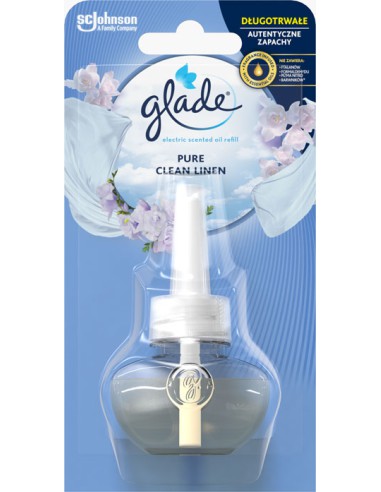 Wkład do elektrycznego odświeżacza powietrza Glade Pure Clean Linen 20ml 5000204348491 3
