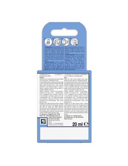 Wkład do elektrycznego odświeżacza powietrza Glade Pure Clean Linen 20ml 5000204348491 2