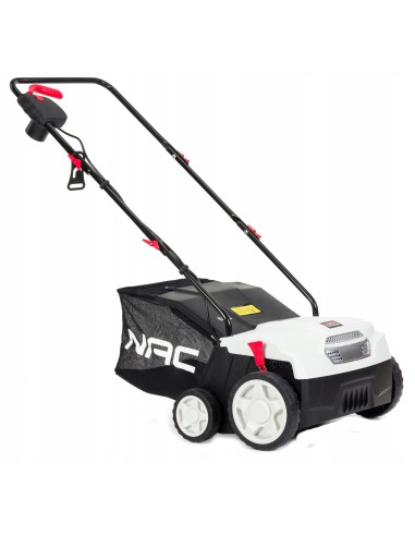 Aerator i wertykulator elektryczny NAC SCE140-W szer. robocza 32 cm, wałek 2-w-1 5902490740686 6