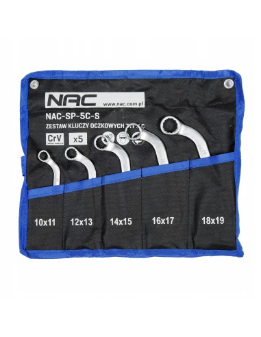Zestaw kluczy oczkowych do pomp i rozruszników NAC SP-5C-S 10-19 mm 5902490787643 3