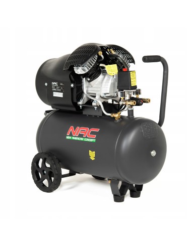 Dwutłokowy kompresor olejowy NAC OL-V2-L-50-2.2-IN, 50 L 2200 W 5902490787735