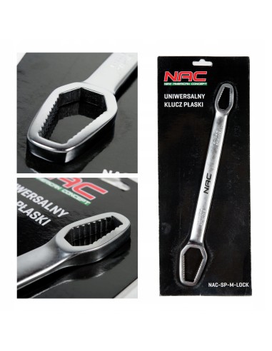 Uniwersalny klucz płaski oczkowy TORX NAC SP-M-LOCK 8-22 mm 5902490787674