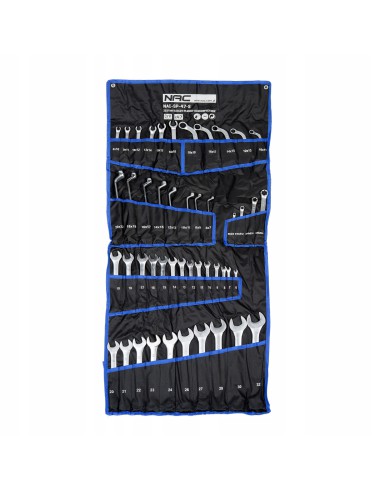 Duży zestaw 47 kluczy płasko-oczkowych NAC SP-47-S 5902490787612 3