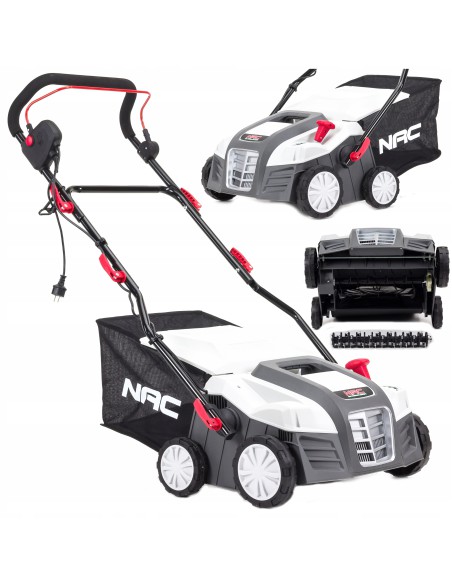 Urządzenie ogrodowe 2w1 aerator wertykulator elektryczny NAC SCE180-W, 1800 W 5907510483758 2