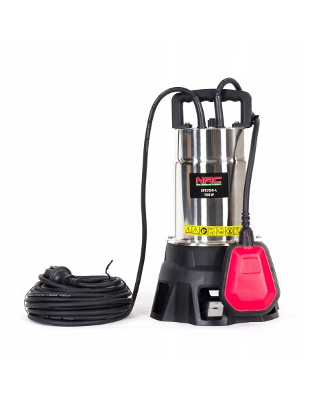 Zatapialna pompa do brudnej wody NAC SPE75HI-L 750W 5902490742604 2