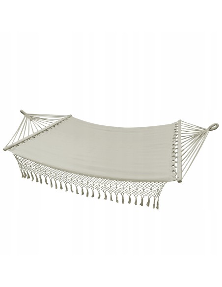 Komfortowy hamak bujak ogrodowy Bluebay Sun Meven beżowy, 200 × 150 cm 5900607534029