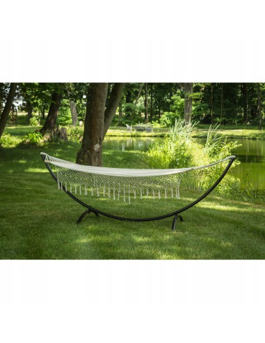 Komfortowy hamak bujak ogrodowy Bluebay Sun Meven beżowy, 200 × 150 cm 5900607534029 6