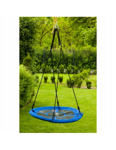 Wygodna huśtawka dla dzieci, bocianie gniazdo Stork Blue Meven niebieski, 90 x 180 cm 5900607534425 9