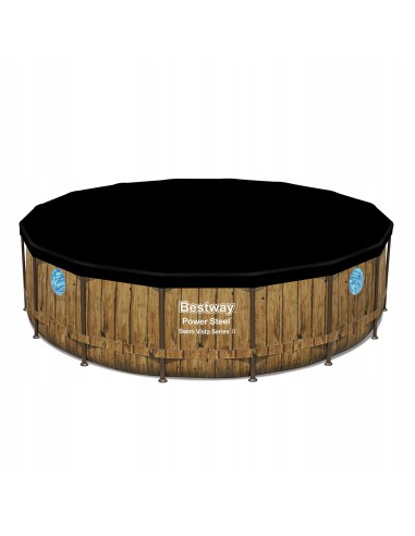 Solidny basen ogrodowy na stelażu z pompą filtrującą Bestway Power Steel Vista Series 488x122cm 6941607311332 6