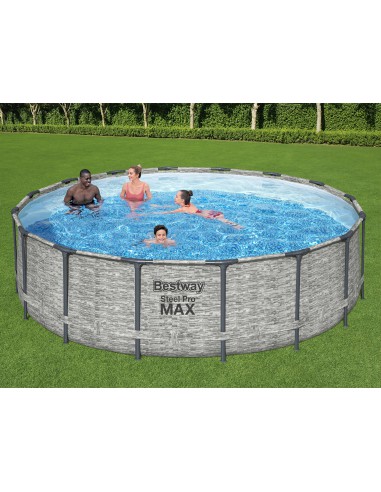 Premium basen ogrodowy na stelażu Bestway Steel Pro MAX 488x122cm 6941607311516 3