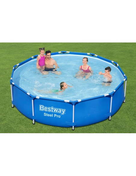 Łatwy w montażu basen ogrodowy na stelażu Bestway Steel Pro 366x76 cm 6942138972467 4