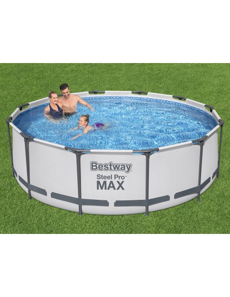 Wytrzymały basen ogrodowy na stelażu Bestway Steel Pro MAX 366x100 cm 6942138982435 3