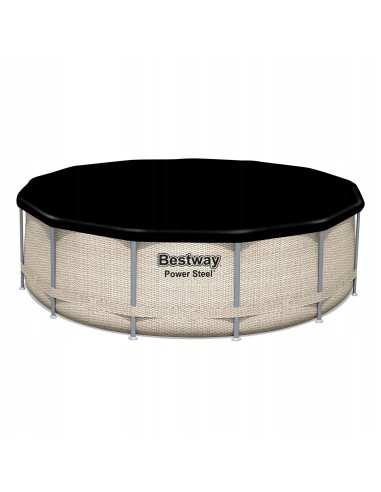 Wzmocniony basen ogrodowy na stelażu z baldachimem Bestway Power Steel 396x107 cm 6942138984590 5
