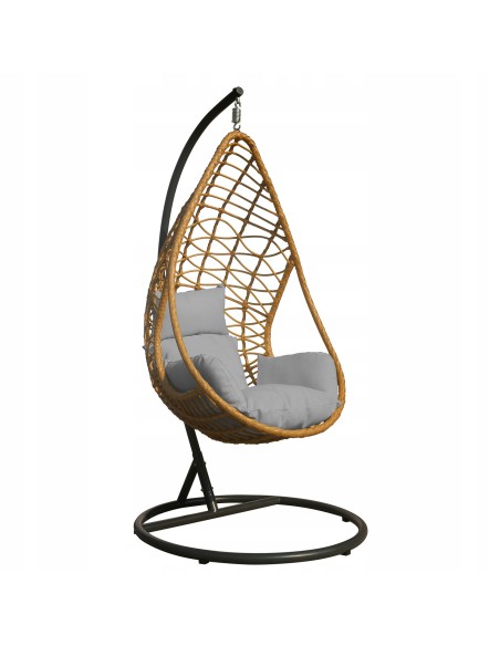 Stylowy fotel podwieszany kokon ROMINA Meven 105 × 195 cm 5902490785113