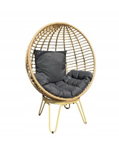 Unikatowy fotel do ogrodu, na taras Samui Meven 74 x 107 x 149 cm 5902490744004