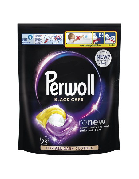 Efektywne kapsułki do prania ciemnego Perwoll Renew Black Caps 23 prania 9000101810561
