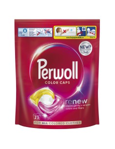 Praktyczne kapsułki do prania kolorowego Perwoll Renew Color Caps 23 prania 9000101810592