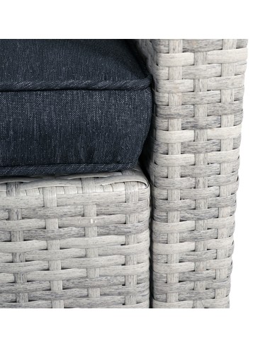 Elegancki komplet mebli PUERTO Meven jasnoszary, 6 elementów 5905842510005 7