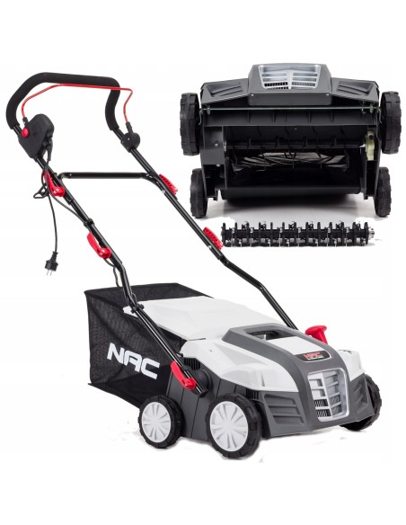 Urządzenie ogrodowe 2w1 aerator wertykulator elektryczny NAC SCE180-W, 1800 W 5907510483758