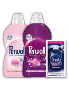 Funkcjonalny zestaw płynów do prania wełny i kolorów Perwoll Renew Wool 2L + Blossom 2L + GRATIS 9000101808476