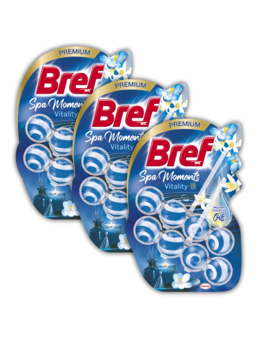 Zapachowe kostki do WC Bref Wellness Vitality 6x50g 9000101587524