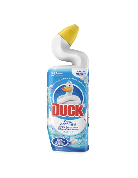 Praktyczny zestaw do czyszczenia toalety Duck o zapachu morskim - Krążki żelowe + Zapas + Żel czyszczący 5000204338959 8