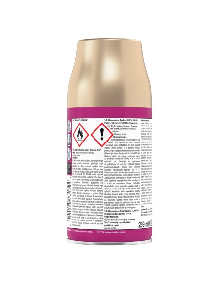 Praktyczny automatyczny odświeżacz powietrza Glade® automatic spray Relaxing Zen + zapas 5000204073522 7