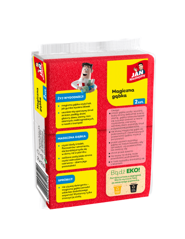 Duży zestaw magicznych gąbek Jan Niezbędny, 15 x dwupak 5900536235417 2