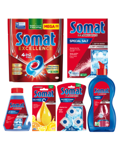 Funkcjonalny zestaw do pielęgnacji zmywarki SOMAT 9000101576191