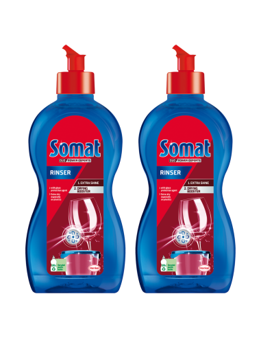Przyśpieszający wysychanie nabłyszczacz do naczyń Somat 2 x 500 ml 9000101072990