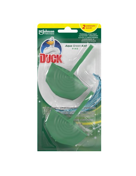Duży zestaw kolorujących wodę zawieszek do toalet Duck Aqua 4w1 24x38g 5000204323832 9