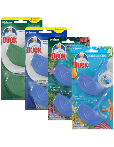 Zestaw kolorujących wodę zawieszek do toalet Duck Aqua 8x38g 5000204323832