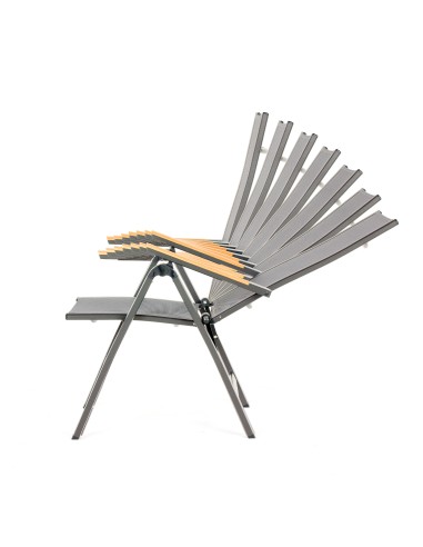 Komfortowy fotel ogrodowy rozkładany Kingston Meven 61x71x111cm 5905842515598 7