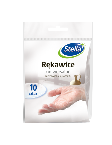 Przezroczyste rękawice winylowe Stella 10 szt. 5 opakowań 5903936002375 2