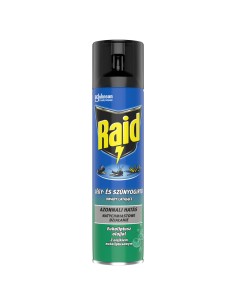 Zapachowy spray przeciw owadom latającym, muchom, komarom, osom Raid 400 ml 5000204876192