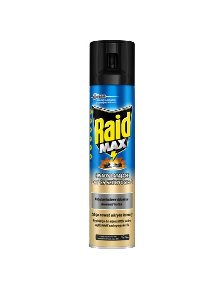 Funkcjonalny zestaw aerozoli na owady biegające i latające 400 ml + Raid Max przeciw owadom latającym 300 ml 5905718981168 4
