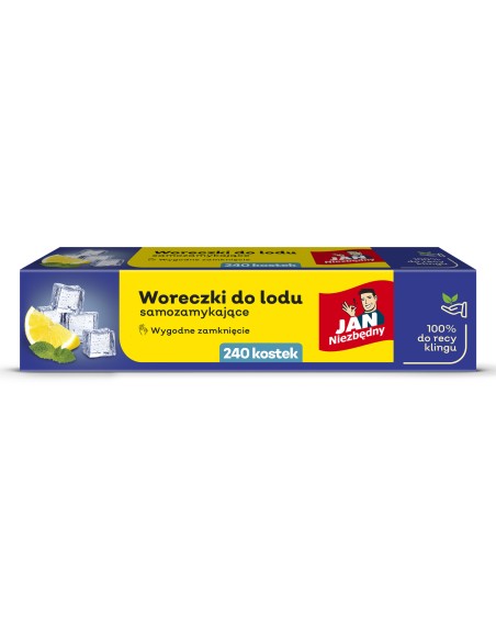 Worki do lodu samozamykające 240 kostek 10szt Jan Niezbędny 5900536230108