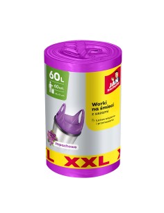 Pojemne worki na śmieci Jan Niezbędny 60L 2 x 60 szt. 5900536328065 2