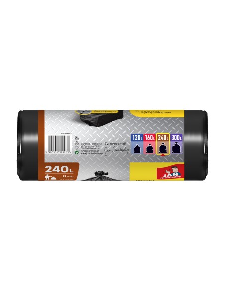Duże worki na odpady budowlane Jan Niezbędny 240L 8szt. 5900536329963 3
