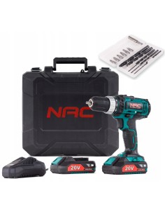 Wiertarko-wkrętarka akumulatorowa NAC  + Akumulator 20C NAC B-40-LI-20V 4Ah 5902490740228 2