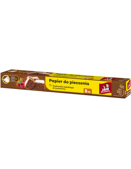 2x Folia aluminiowa 20 m + Ściereczki nasączane do kuchni + Papier do pieczenia 8 m Jan Niezbędny 5900536232584 6