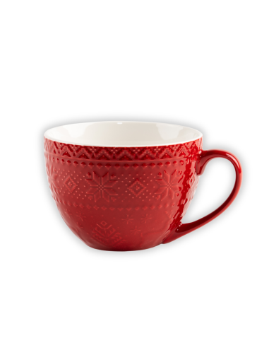Świąteczny zestaw 4 porcelanowych kubków w opakowaniu prezentowym 530 ml 5905842527126 5