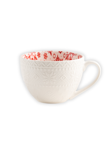 Świąteczny zestaw 4 porcelanowych kubków w opakowaniu prezentowym 530 ml 5905842527126 6