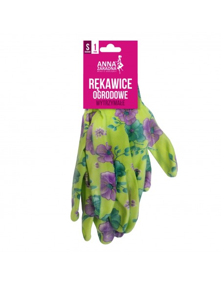 Kolorowe rękawice ogrodowe, mix wzorów Anna Zaradna rozmiar S 5903936041534 4