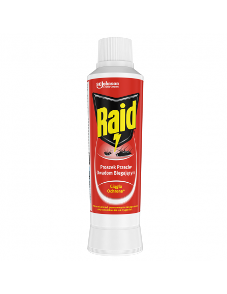 Proszek na owady biegające, mrówki, karaluchy Raid 250 g 5000204377941