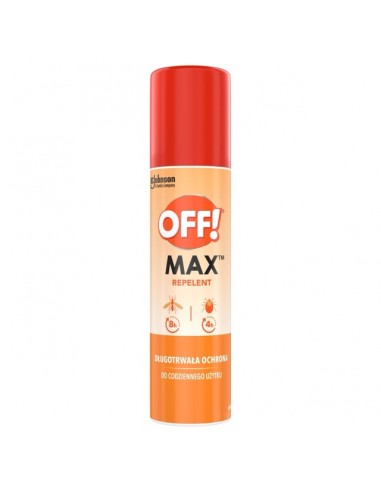 Chroniący przed ukąszeniami komarów i kleszczy repelent w aerozolu OFF! Max 3x100ml 5905718981366 2